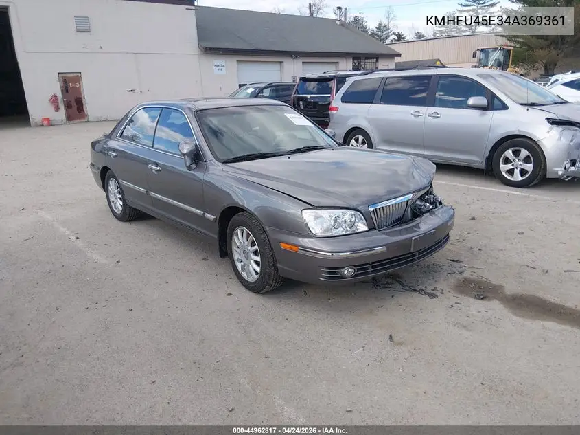 2004 Hyundai Xg350 L VIN: KMHFU45E34A369361 Lot: 44962817