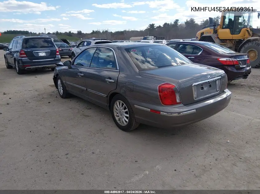 2004 Hyundai Xg350 L VIN: KMHFU45E34A369361 Lot: 44962817