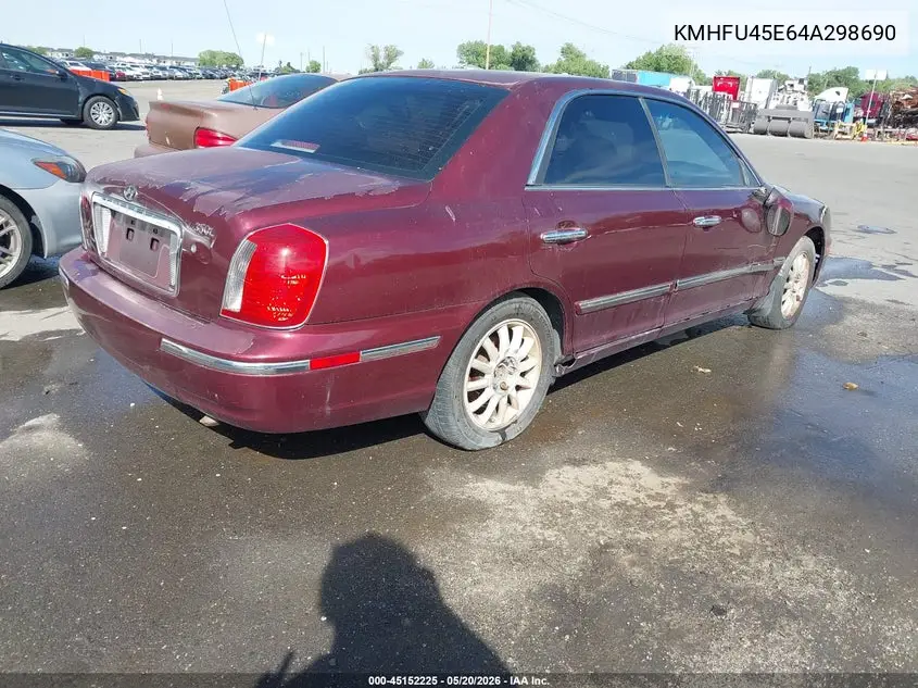2004 Hyundai Xg350 L VIN: KMHFU45E64A298690 Lot: 45152225