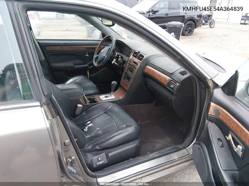 2004 Hyundai Xg350 L VIN: KMHFU45E54A364839 Lot: 45220869