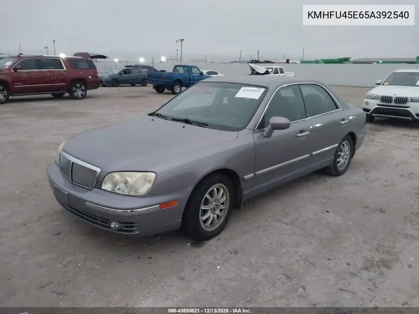 2005 Hyundai Xg350 L VIN: KMHFU45E65A392540 Lot: 43895821