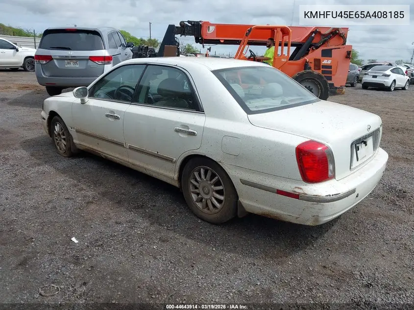 2005 Hyundai Xg350 L VIN: KMHFU45E65A408185 Lot: 44643914