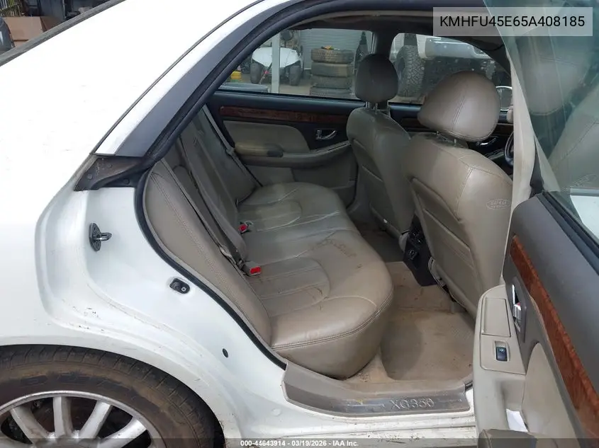 2005 Hyundai Xg350 L VIN: KMHFU45E65A408185 Lot: 44643914