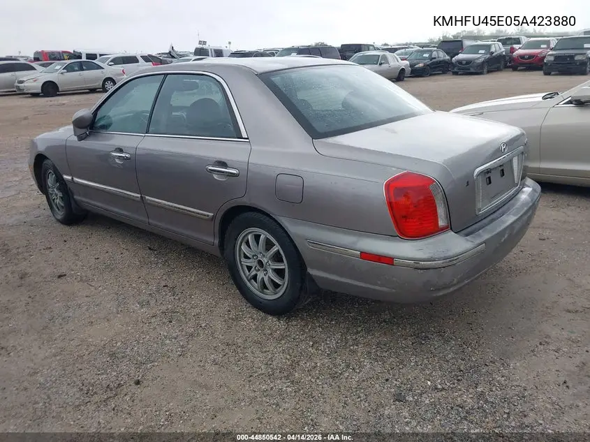 2005 Hyundai Xg350 L VIN: KMHFU45E05A423880 Lot: 44850542