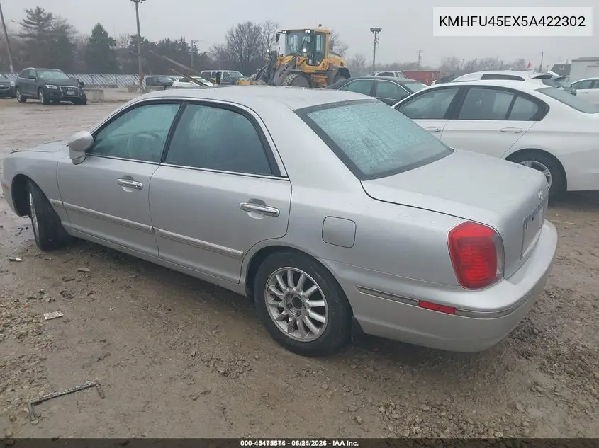2005 Hyundai Xg350 L VIN: KMHFU45EX5A422302 Lot: 45475574