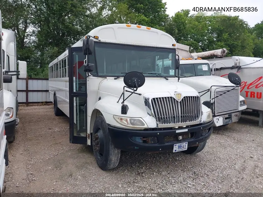 2015 Ic Corporation 3000 Ce VIN: 4DRAMAANXFB685836 Lot: 45099460