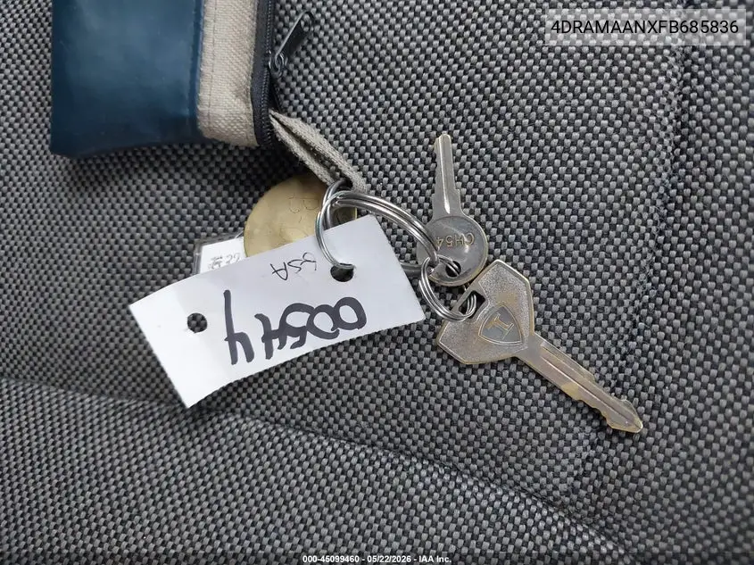 2015 Ic Corporation 3000 Ce VIN: 4DRAMAANXFB685836 Lot: 45099460