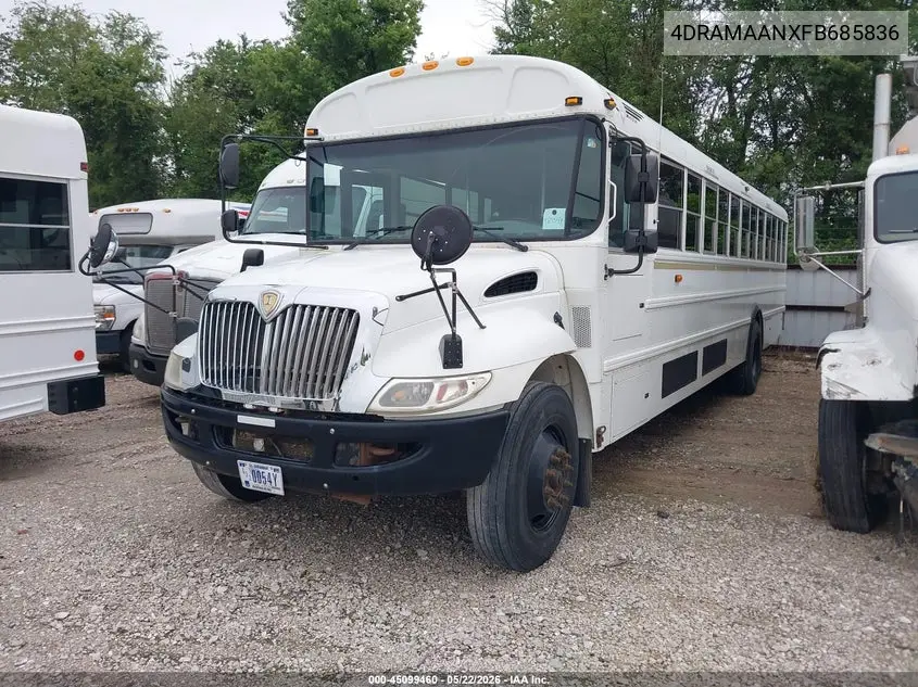 2015 Ic Corporation 3000 Ce VIN: 4DRAMAANXFB685836 Lot: 45099460