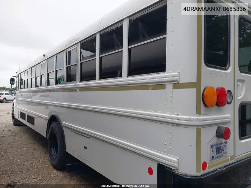 2015 Ic Corporation 3000 Ce VIN: 4DRAMAANXFB685836 Lot: 45099460