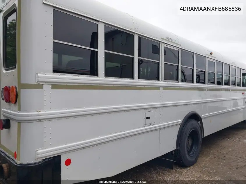 2015 Ic Corporation 3000 Ce VIN: 4DRAMAANXFB685836 Lot: 45099460