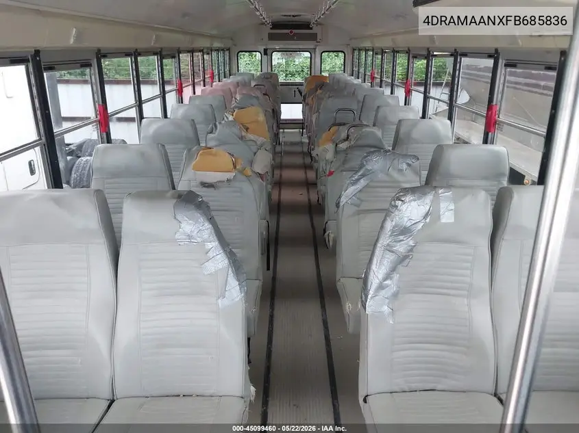 2015 Ic Corporation 3000 Ce VIN: 4DRAMAANXFB685836 Lot: 45099460