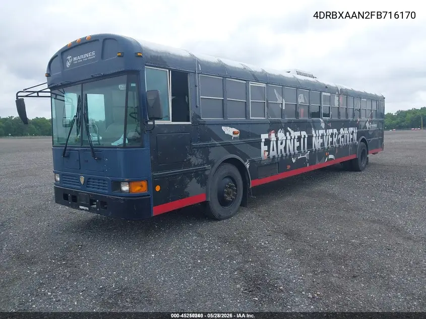 2015 Ic Corporation 3000 Re VIN: 4DRBXAAN2FB716170 Lot: 45250240