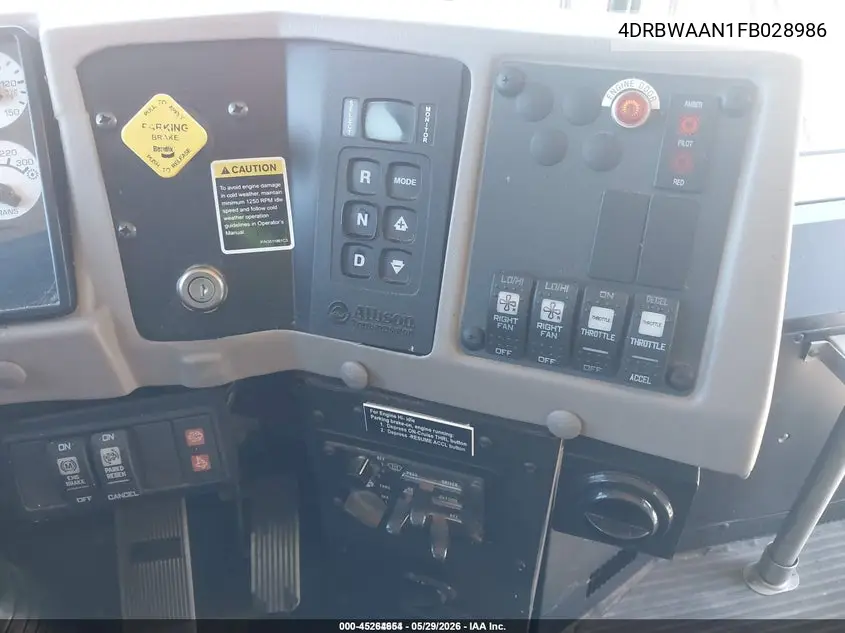 2015 Ic Corporation 3000 Re VIN: 4DRBWAAN1FB028986 Lot: 45264654