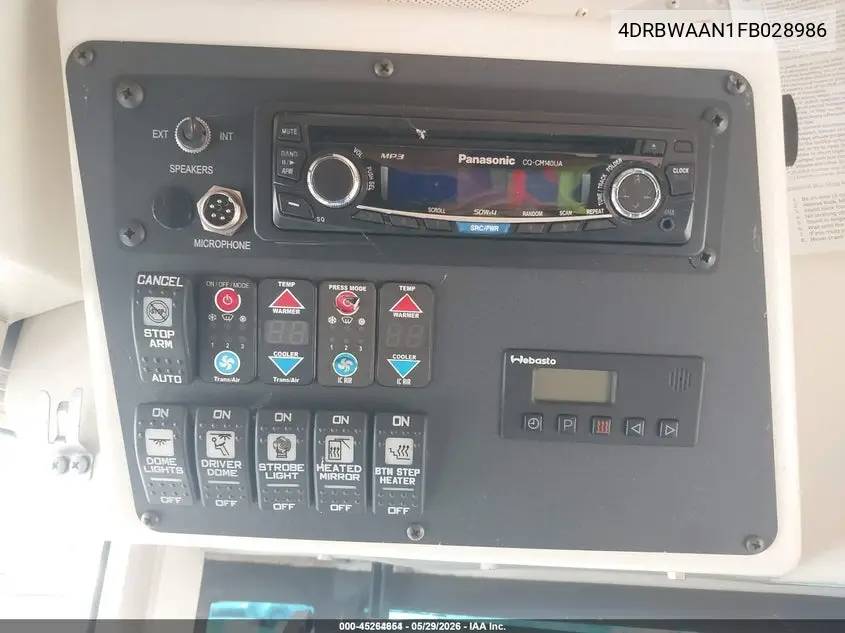 2015 Ic Corporation 3000 Re VIN: 4DRBWAAN1FB028986 Lot: 45264654
