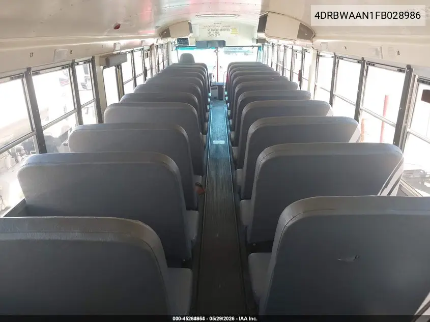 2015 Ic Corporation 3000 Re VIN: 4DRBWAAN1FB028986 Lot: 45264654