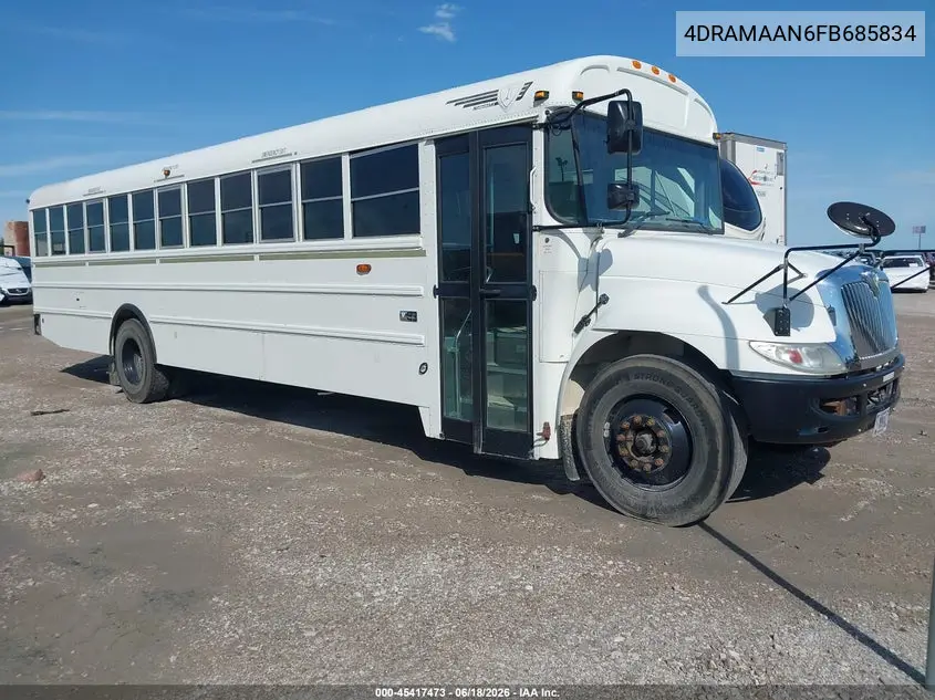 2015 Ic Corporation 3000 Ce VIN: 4DRAMAAN6FB685834 Lot: 45417473