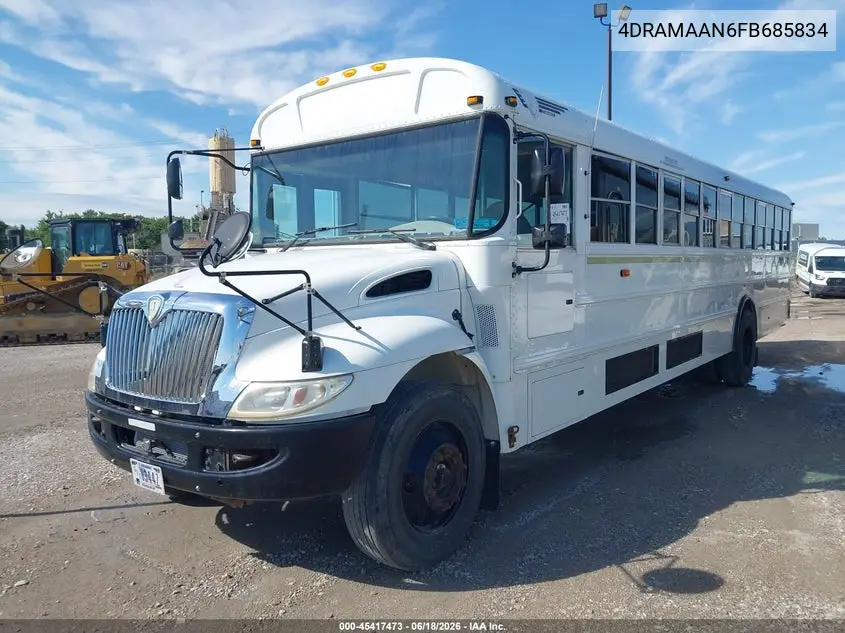 2015 Ic Corporation 3000 Ce VIN: 4DRAMAAN6FB685834 Lot: 45417473