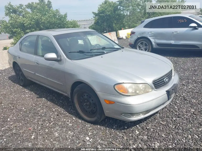 2002 Infiniti I35 Luxury VIN: JNKDA31A22T027031 Lot: 45374811