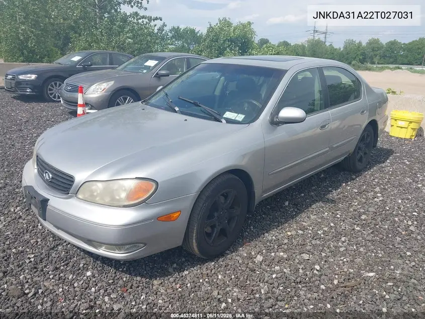 2002 Infiniti I35 Luxury VIN: JNKDA31A22T027031 Lot: 45374811