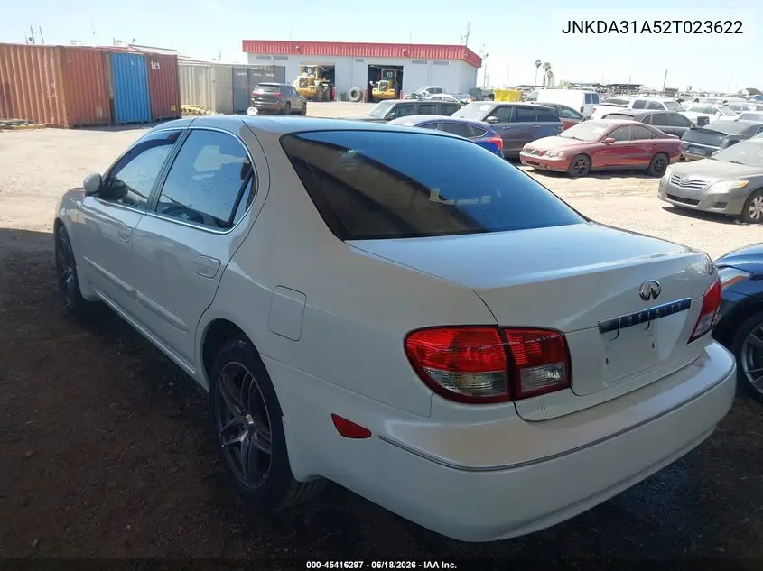 2002 Infiniti I35 Luxury VIN: JNKDA31A52T023622 Lot: 45416297