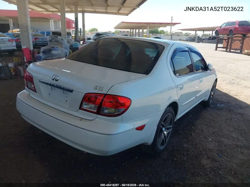 2002 Infiniti I35 Luxury VIN: JNKDA31A52T023622 Lot: 45416297