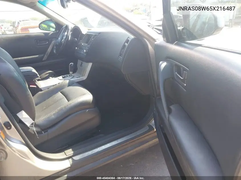 2005 Infiniti Fx35 VIN: JNRAS08W65X216487 Lot: 45404364