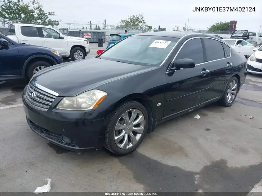 2007 Infiniti M45 VIN: JNKBY01E37M402124 Lot: 45131675