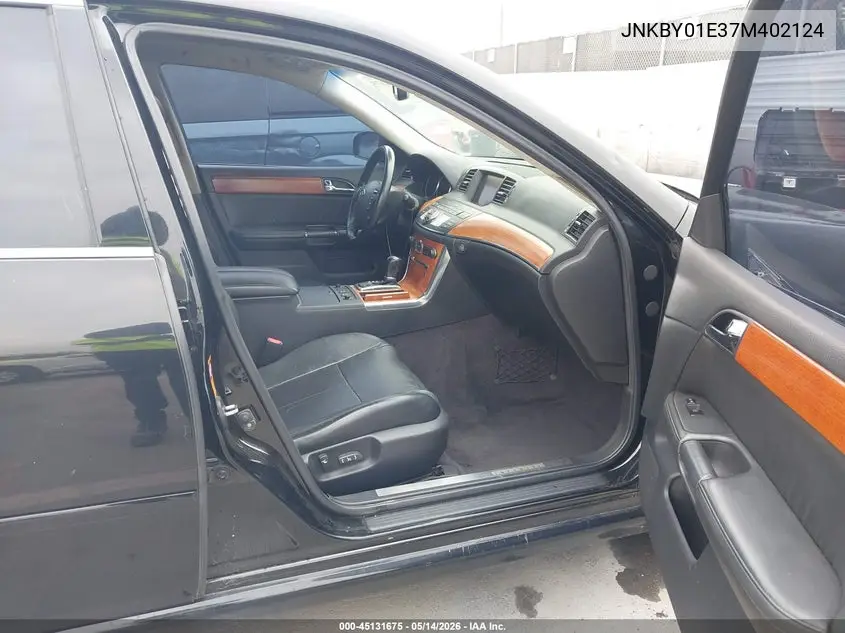 2007 Infiniti M45 VIN: JNKBY01E37M402124 Lot: 45131675
