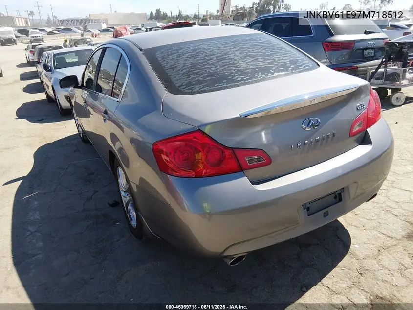 2007 Infiniti G35 Journey VIN: JNKBV61E97M718512 Lot: 45369718