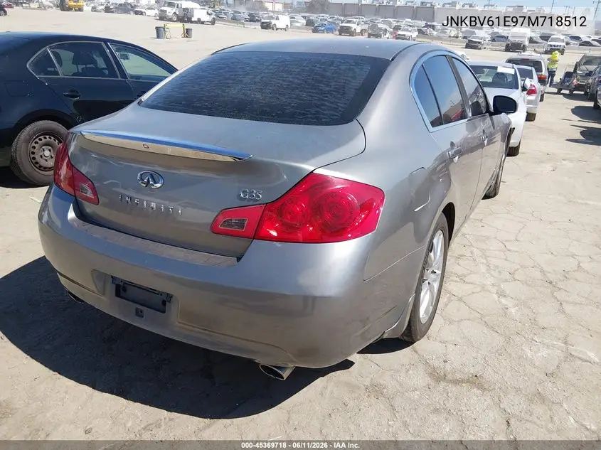 2007 Infiniti G35 Journey VIN: JNKBV61E97M718512 Lot: 45369718