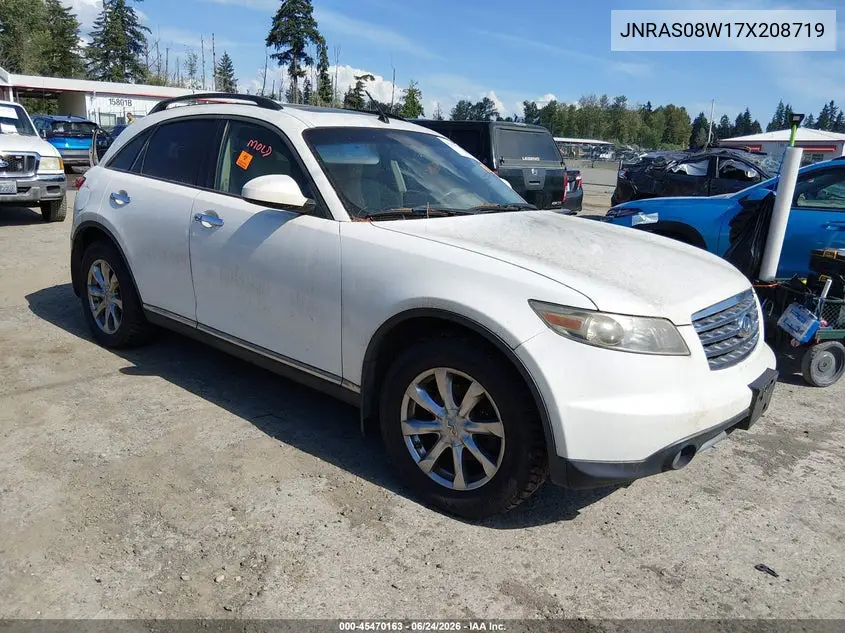 2007 Infiniti Fx35 VIN: JNRAS08W17X208719 Lot: 45470163