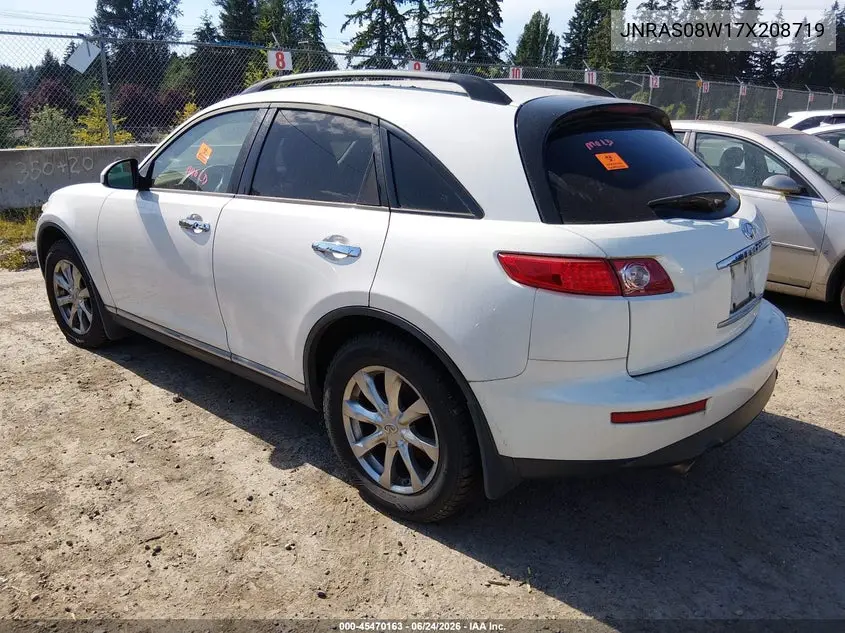 2007 Infiniti Fx35 VIN: JNRAS08W17X208719 Lot: 45470163