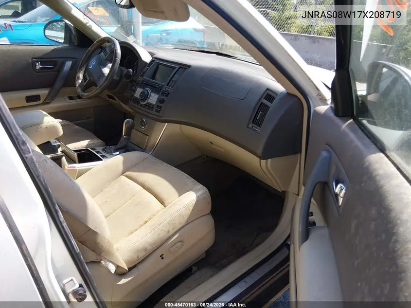 2007 Infiniti Fx35 VIN: JNRAS08W17X208719 Lot: 45470163