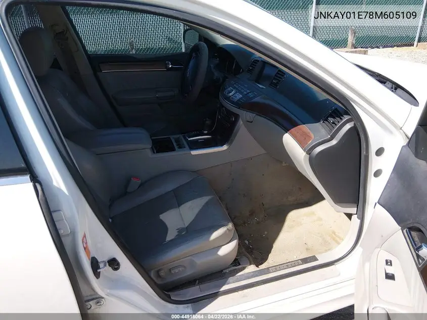 2008 Infiniti M35 VIN: JNKAY01E78M605109 Lot: 44916064