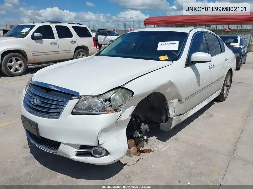 2009 Infiniti M35 VIN: JNKCY01E99M802101 Lot: 45355909