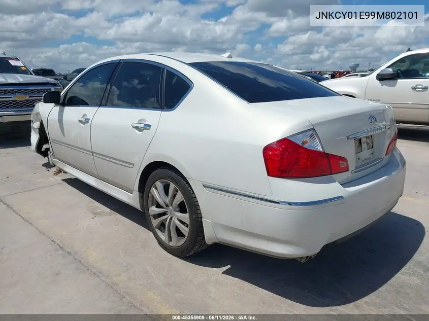 2009 Infiniti M35 VIN: JNKCY01E99M802101 Lot: 45355909