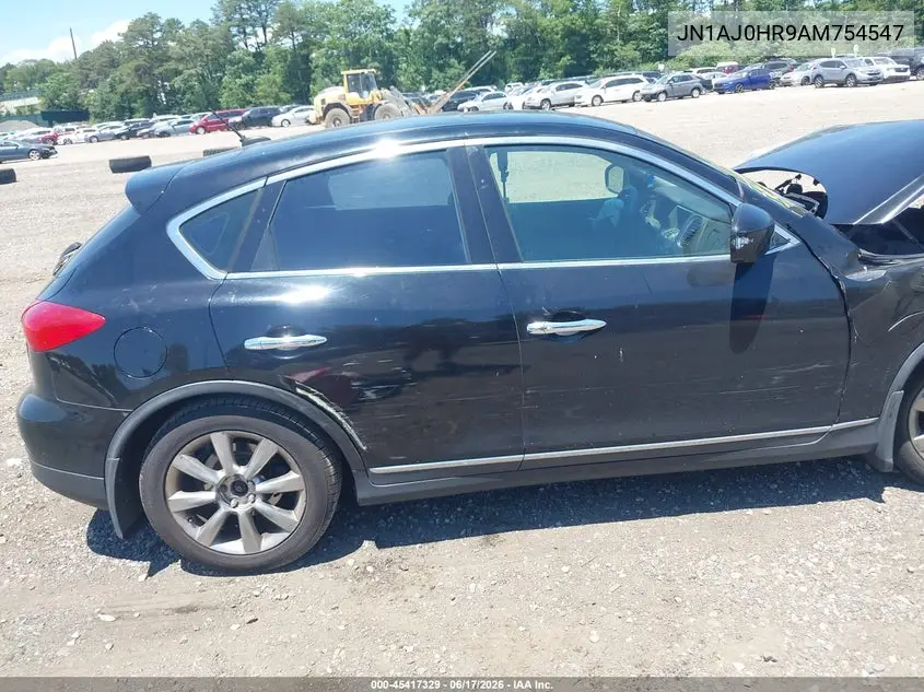 2010 Infiniti Ex35 Journey VIN: JN1AJ0HR9AM754547 Lot: 45417329