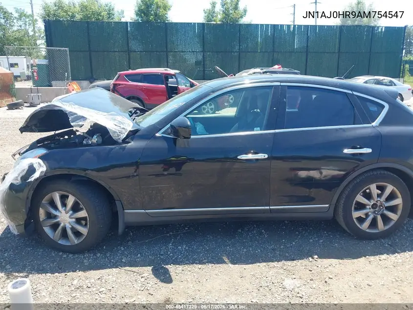 2010 Infiniti Ex35 Journey VIN: JN1AJ0HR9AM754547 Lot: 45417329