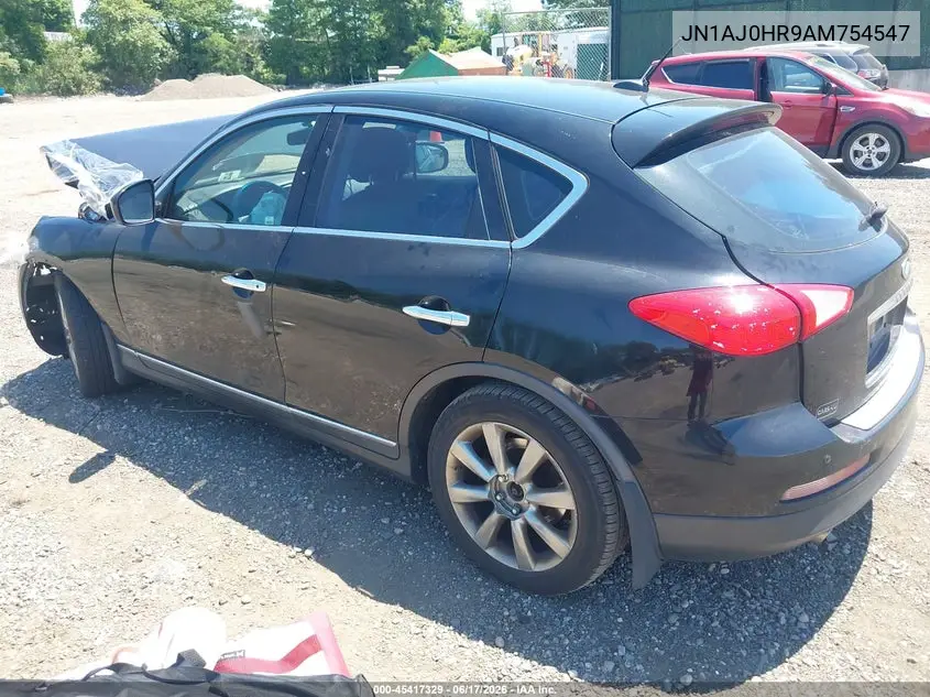 2010 Infiniti Ex35 Journey VIN: JN1AJ0HR9AM754547 Lot: 45417329