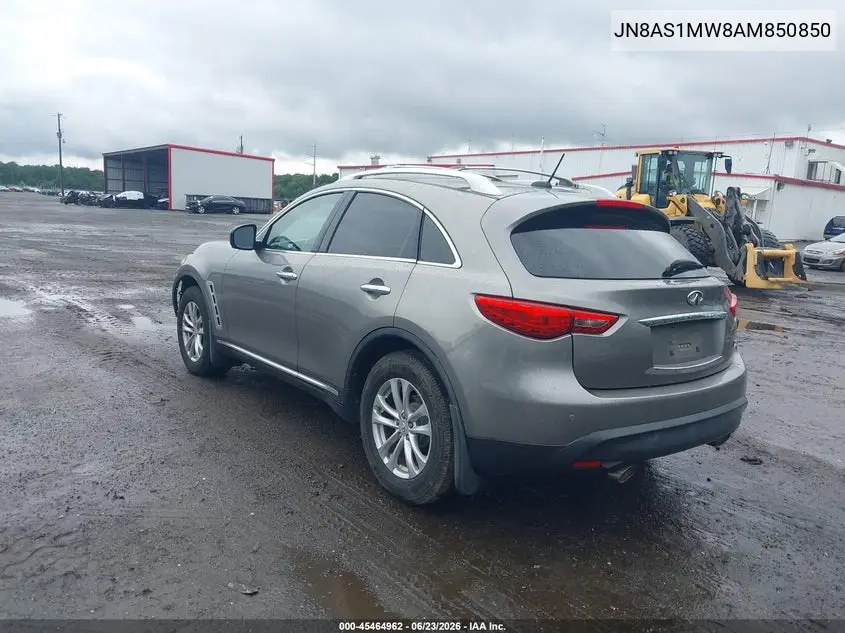 2010 Infiniti Fx35 VIN: JN8AS1MW8AM850850 Lot: 45464962