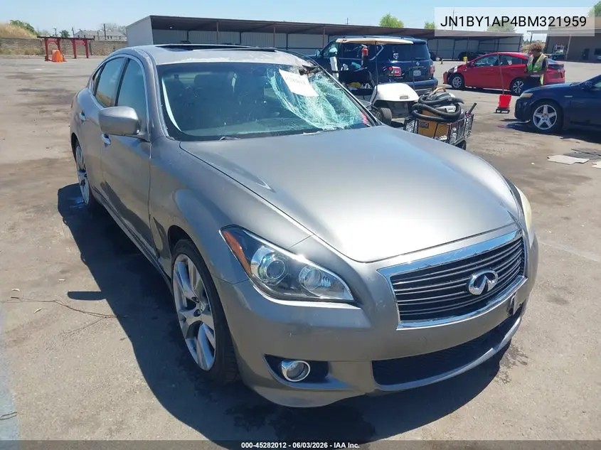 2011 Infiniti M37 VIN: JN1BY1AP4BM321959 Lot: 45282012