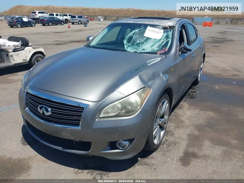 2011 Infiniti M37 VIN: JN1BY1AP4BM321959 Lot: 45282012