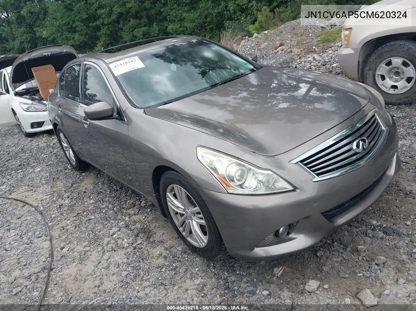 2012 Infiniti G37 Journey VIN: JN1CV6AP5CM620324 Lot: 45428215