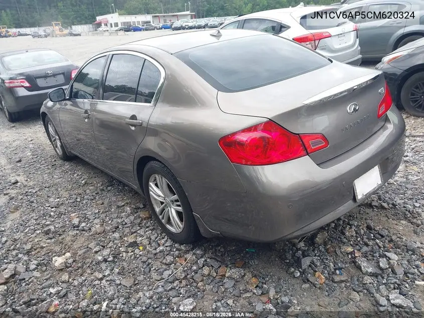 2012 Infiniti G37 Journey VIN: JN1CV6AP5CM620324 Lot: 45428215