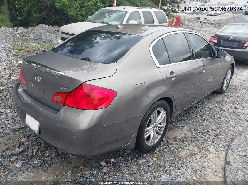 2012 Infiniti G37 Journey VIN: JN1CV6AP5CM620324 Lot: 45428215