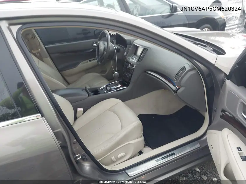 2012 Infiniti G37 Journey VIN: JN1CV6AP5CM620324 Lot: 45428215