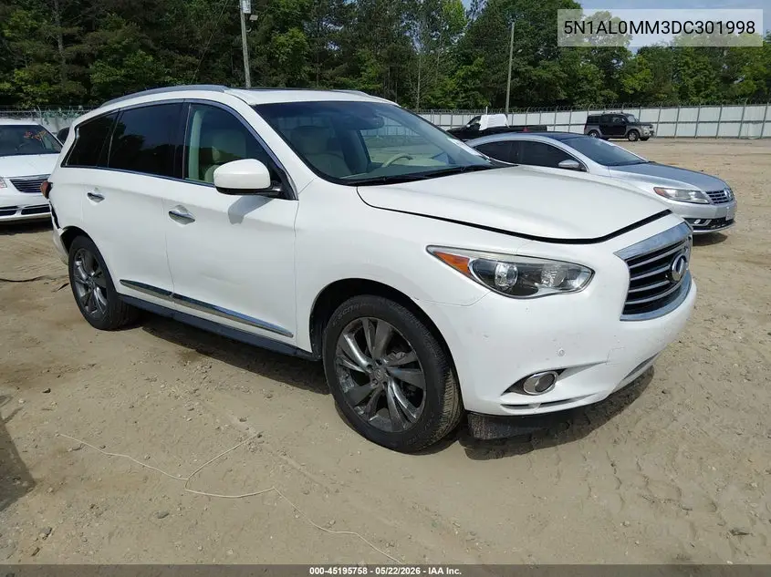 2013 Infiniti Jx35 VIN: 5N1AL0MM3DC301998 Lot: 45195758
