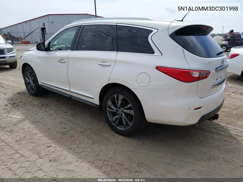 2013 Infiniti Jx35 VIN: 5N1AL0MM3DC301998 Lot: 45195758