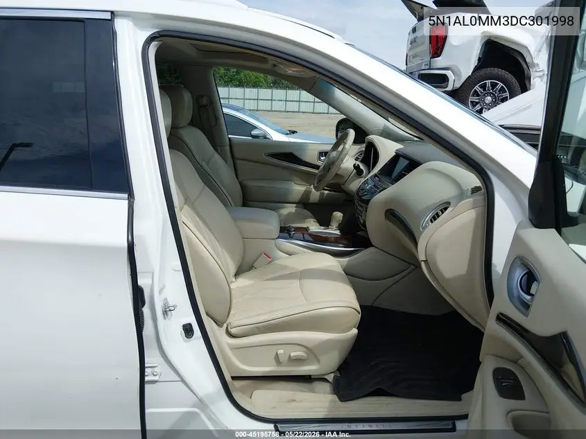 2013 Infiniti Jx35 VIN: 5N1AL0MM3DC301998 Lot: 45195758