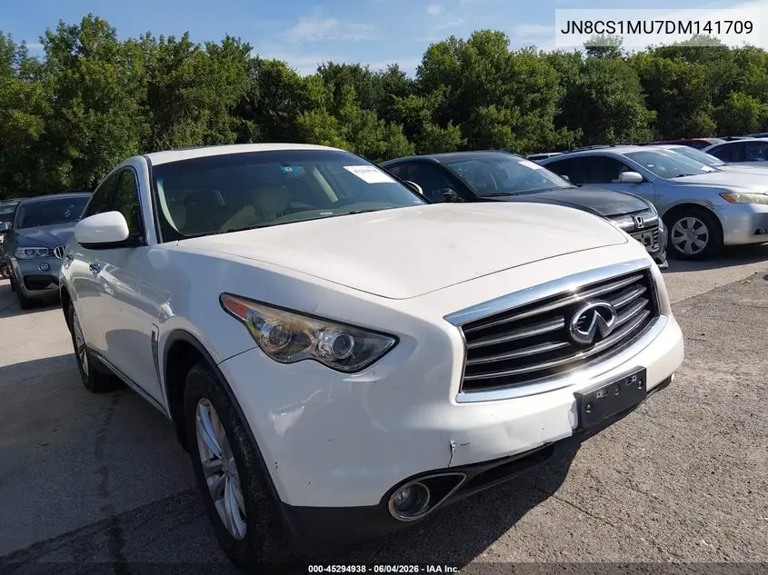 2013 Infiniti Fx37 VIN: JN8CS1MU7DM141709 Lot: 45294938